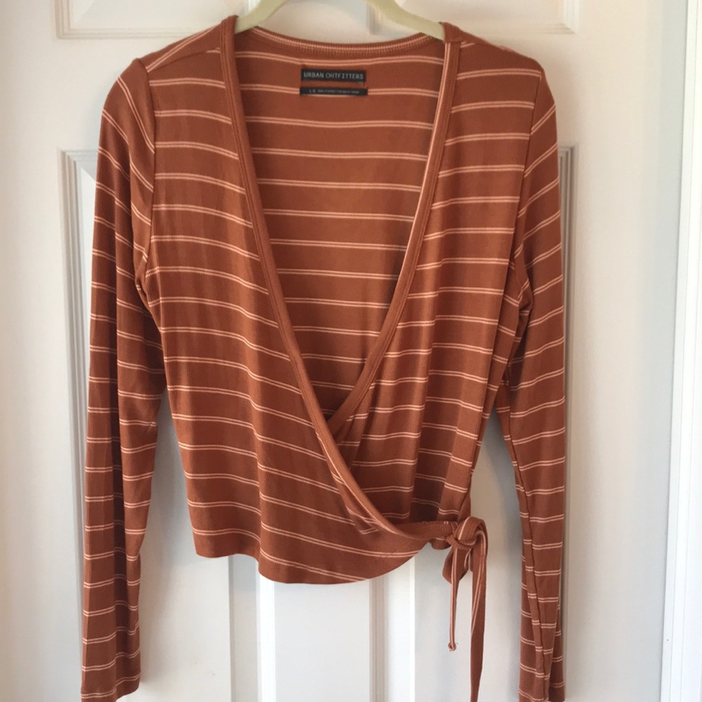 Urban Outfitters Wrap Front Long Sleeve